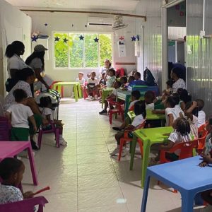 P&K promueve la educación ambiental con los niños del CDI Bottom House